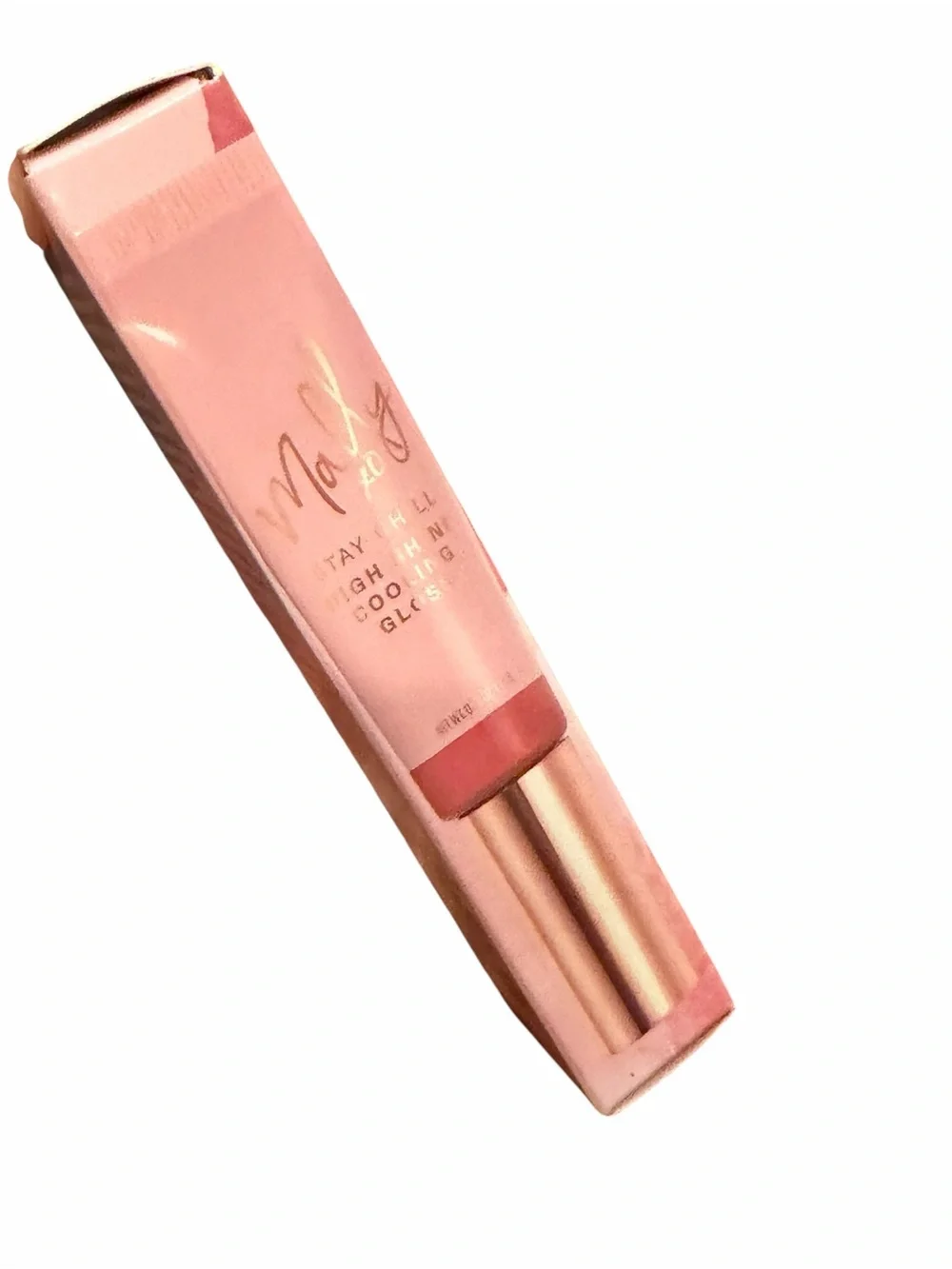Mally‎ XO Stay Chill High Shine Cooling Lip Gloss MINTY MAUVE .35 oz NEW